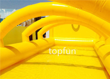 0.9mm thickness PVC tarpaulin Inflatable water pool with arch roof above