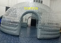 capas dobles de la bóveda del PVC de 0.8m m de la burbuja del sellado caliente inflable claro transparente de la tienda