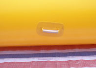Aprobación inflable del CE de la lona del PVC de las piscinas de la piscina doble amarilla divertida