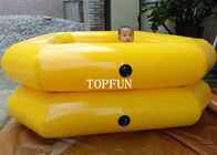 Alta lona inflable doble del PVC de la piscina de los niños de los tubos los 0.65m