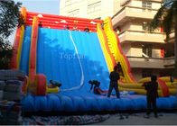 Diapositiva inflable del gigante de Platón 0.55m m de la lona comercial del PVC para los adultos 12 * los 8m