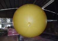 Globos inflables de encargo amarillos para el diámetro de la publicidad comercial los 2.5m