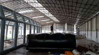 estera inflable del gimnasio del PVC de 5 de los x 5m de los juegos inflables negros de los deportes/estera de salto inflable