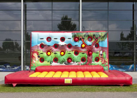 Juegos inflables al aire libre de los deportes que encajonan M de la pared 4,1 x 6,4 x 2,8