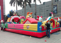 Parque de atracciones inflable comercial del tema de los niños con la lona del PVC