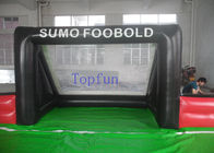 Campo de fútbol del jabón/corte inflables al aire libre del fútbol con la lona del PVC