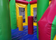Castillo de salto del salto feliz de los niños con la diapositiva para el OEM de la fiesta de cumpleaños