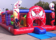 Parque de atracciones inflable del hombre araña al aire libre comercial de los niños para la diversión de salto