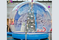 Publicidad al aire libre comercial de la Navidad de la nieve de la Navidad del globo de la tienda de las decoraciones inflables de Navidad