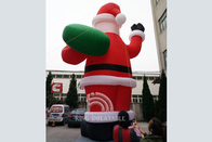 El gigante 33 pie/10M Inflatable Santa Outdoor Inflatable Christmas Decoration explota a Santa Claus