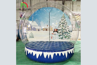 Decoración transparente de la Navidad de la nieve del gigante de la Navidad de la bola de nieve inflable comercial inflable del globo el 10Ft HOutdoor