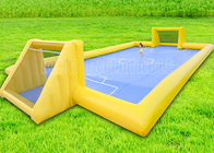 Campo de fútbol al aire libre juegos deportivos inflables 0,55mm PVC impermeable campo de fútbol inflable para niños