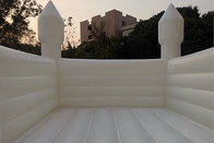 Castillo inflable blanco para bodas, 13 pies x 11,5 pies x 10 pies, castillos animosos para adultos para fiestas al aire libre