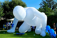 Modelo humano inflable gigante de las exposiciones de arte de las esculturas inflables para hacer publicidad