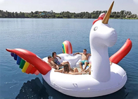 Persona adulta Unicorn Pool Float inflable del juguete 6 del agua del flotador inflable de la isla