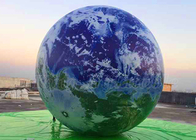 Planetas colgantes gigantes de la bola LED del mapa de la tierra del globo de la palabra de Inflatables de la publicidad