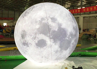 Globo publicitario inflable gigante de Large Planets Globe del modelo de la luna llevado para la decoración