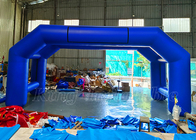 El PVC azul de los arcos inflables al aire libre explota la publicidad Arhway