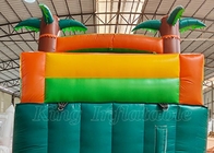 Tobogán acuático inflable de la yarda de los niños de las selvas tropicales al aire libre de los toboganes acuáticos con la piscina