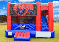 Los niños despiden la diapositiva combinada de Jumper Spiderman Inflatable Castle With de la gorila de la casa