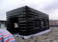 Tienda de campaña inflable del diseño de la casilla negra hecha de la lona del PVC de Platón