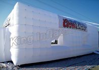 Tienda inflable blanca cosida prenda impermeable del acontecimiento del PVC rápidamente inflada para la actividad