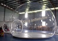 tienda inflable transparente de la burbuja de aire claro de la tienda del PVC de 0.65m m con de una sola capa