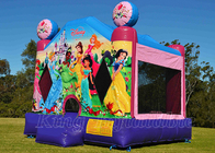 Los partidos al aire libre Juming de princesa Inflatable Bouncing Castle de Disney despiden la casa para las muchachas