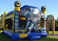 Casa inflable combinada de la despedida de la gorila del castillo animoso de los niños de Batman de los super héroes