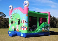 Cerdo inflable comercial al aire libre de Peppa de la casa de la gorila del PVC que salta el castillo animoso combinado
