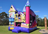 Los niños de princesa Jumping Castle Outdoor van de fiesta la casa inflable de la despedida combinada para el alquiler