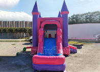 Las muchachas inflables rosadas del juego al aire libre de la casa de la despedida van de fiesta el castillo animoso de la gorila