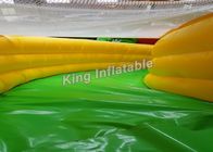 Parque inflable asombroso del agua de la diapositiva del parque de atracciones del dinosaurio con la piscina