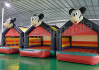 Castillo de salto inflable antiestático de Mickey Mouse para la aprobación del CE de los juegos al aire libre