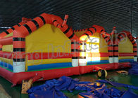 castillo de salto inflable del tigre de la lona del PVC de 0.55m m para el entretenimiento al aire libre