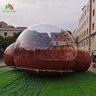 Tienda de campo exterior de cúpula transparente inflable Hotel habitación Casa de la burbuja Tienda para restaurante