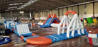 Juegos de parque acuático inflables Equipo de juegos de agua locos