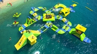 Parque acuático inflables comerciales grandes juegos acuáticos flotantes obstáculo equipo de parque acuático