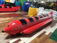 Barcos inflables de la pesca con mosca del color rojo con los barcos inflables el pontón de la pesca del PVC de 0.9m m