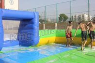 Campo de fútbol inflable del jabón del campo de fútbol gigante del agua en venta