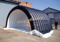 túnel de la lona del PVC del blanco de los 7*5m modificado para requisitos particulares para la tienda inflable modificada para requisitos particulares etapa del césped