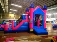 Castillo de salto inflable material con la diapositiva para los niños, el castillo animoso del PVC de los niños