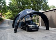 Pequeña tienda inflable negra atractiva durable del acontecimiento para el aparcamiento