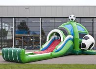 Juegos de los deportes del PVC/diapositiva inflables al aire libre de la gorila del fútbol combinada