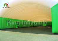 Tienda inflable verde material grande de encargo del acontecimiento del PVC para hacer publicidad