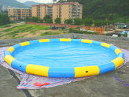 Piscina inflable redonda roja del PVC/piscinas de agua portátiles para los adultos y los niños