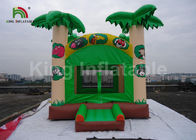 el castillo de salto inflable de coco de los 5x4.5m de los niños verdes del árbol/explota la casa de la despedida