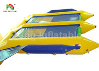 Barco de plátano inflable del tubo del pez volador de Seat de 6 personas para el juego del agua del deporte del verano