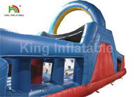 Juegos inflables durables de los deportes con la diapositiva y subir, carrera de obstáculos de S de los niños ‘