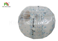 bola de parachoques humana clara inflable de la burbuja del PVC de 0.8m m/bola humana del hámster